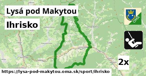 Ihrisko, Lysá pod Makytou