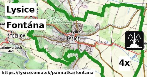 fontána v Lysice