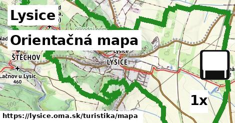 Orientačná mapa, Lysice