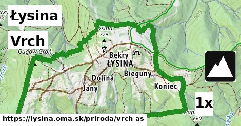 Vrch, Łysina