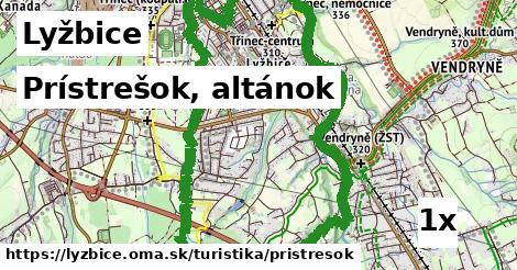 Prístrešok, altánok, Lyžbice
