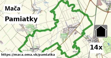 pamiatky v Mača