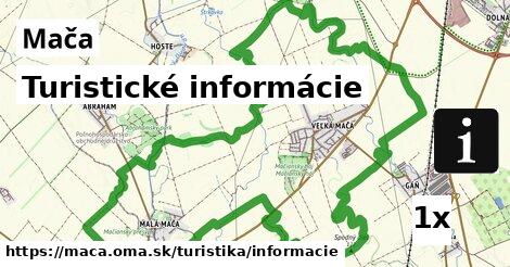 Turistické informácie, Mača