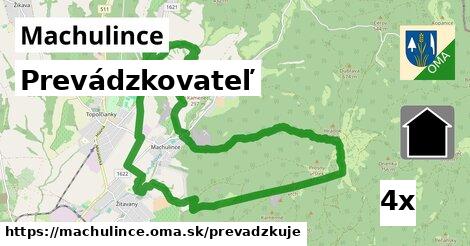 prevádzkovateľ v Machulince