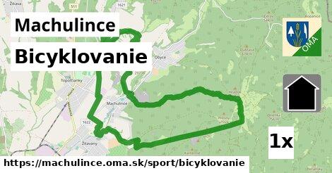 bicyklovanie v Machulince