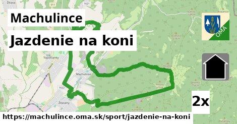 Jazdenie na koni, Machulince