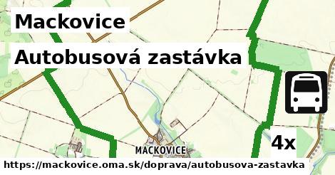 Autobusová zastávka, Mackovice