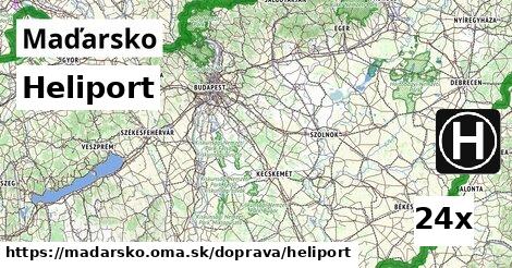 Heliport, Maďarsko