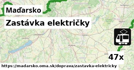 Zastávka električky, Maďarsko