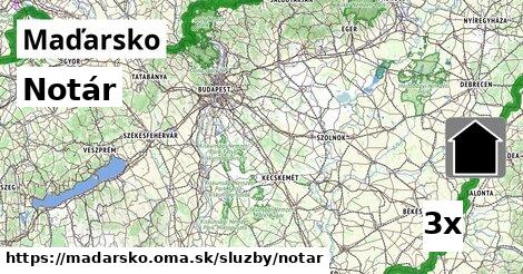 Notár, Maďarsko