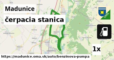 čerpacia stanica, Madunice