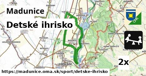 Detské ihrisko, Madunice