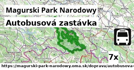 Autobusová zastávka, Magurski Park Narodowy