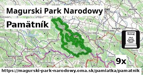 Pamätník, Magurski Park Narodowy