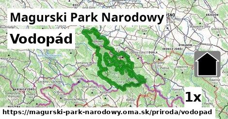 Vodopád, Magurski Park Narodowy