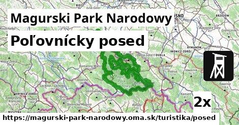 Poľovnícky posed, Magurski Park Narodowy