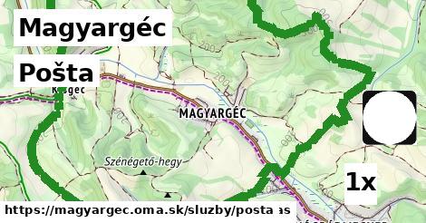 Pošta, Magyargéc