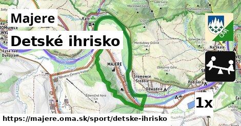 Detské ihrisko, Majere