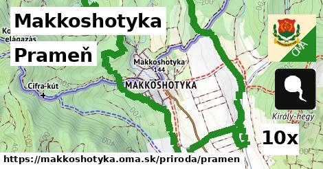 Prameň, Makkoshotyka