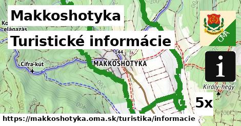 Turistické informácie, Makkoshotyka