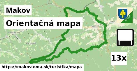 Orientačná mapa, Makov