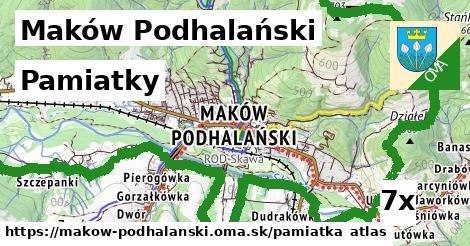 pamiatky v Maków Podhalański