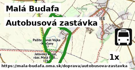 Autobusová zastávka, Malá Budafa