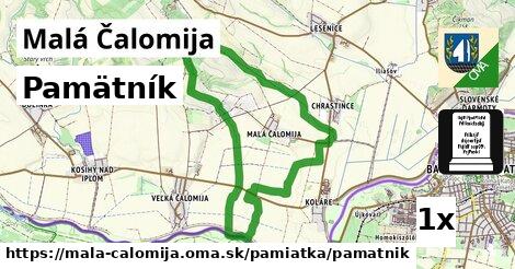 Pamätník, Malá Čalomija