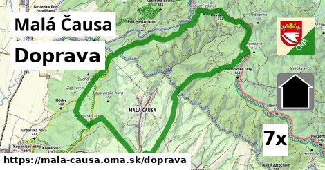 doprava v Malá Čausa