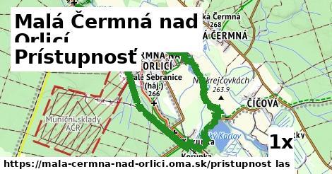 prístupnosť v Malá Čermná nad Orlicí