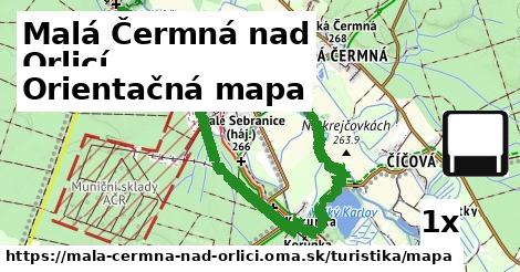 Orientačná mapa, Malá Čermná nad Orlicí