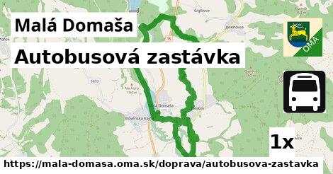 Autobusová zastávka, Malá Domaša