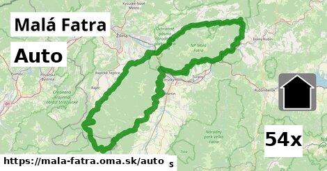 auto v Malá Fatra