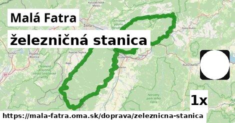 železničná stanica, Malá Fatra