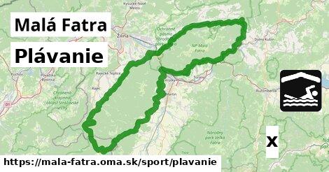 Plávanie, Malá Fatra