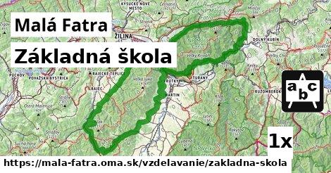 Základná škola, Malá Fatra