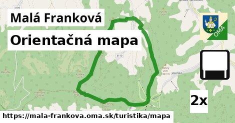 Orientačná mapa, Malá Franková