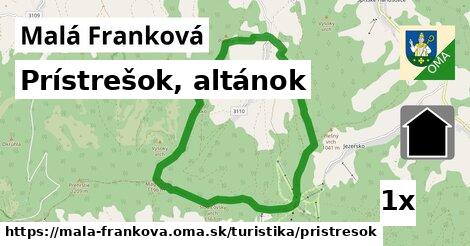 Prístrešok, altánok, Malá Franková