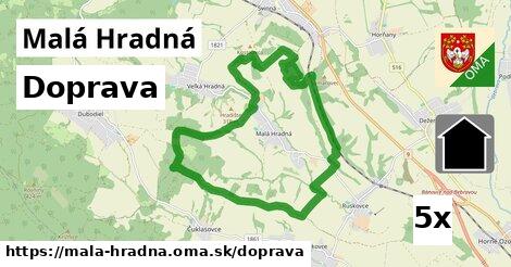 doprava v Malá Hradná