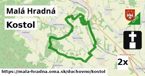 Kostol, Malá Hradná