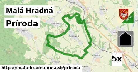 príroda v Malá Hradná