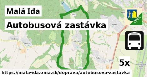 Autobusová zastávka, Malá Ida