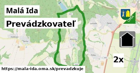 prevádzkovateľ v Malá Ida