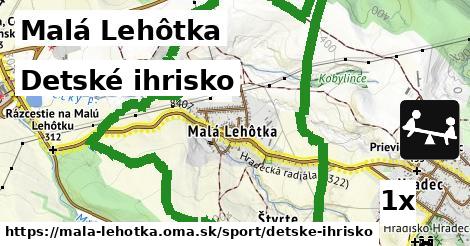 Detské ihrisko, Malá Lehôtka