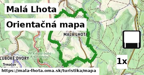 Orientačná mapa, Malá Lhota