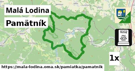 Pamätník, Malá Lodina