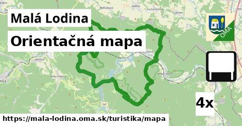 Orientačná mapa, Malá Lodina