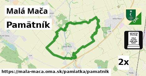 Pamätník, Malá Mača