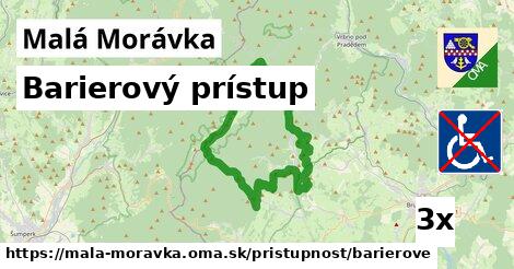 Barierový prístup, Malá Morávka