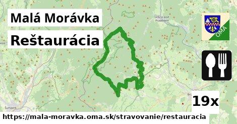 Reštaurácia, Malá Morávka